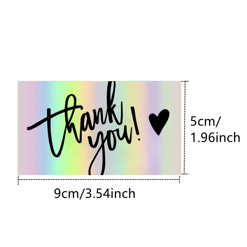 50 Sheetspack Laser Holographic Gift Card Greeting Card Gift