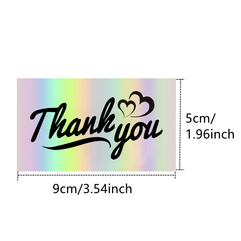 50 Sheetspack Laser Holographic Gift Card Greeting Card Gift