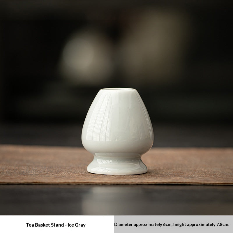 Chasen Kaishi Ceramic Holder Tool Accessory For Japanese Matcha Preparation