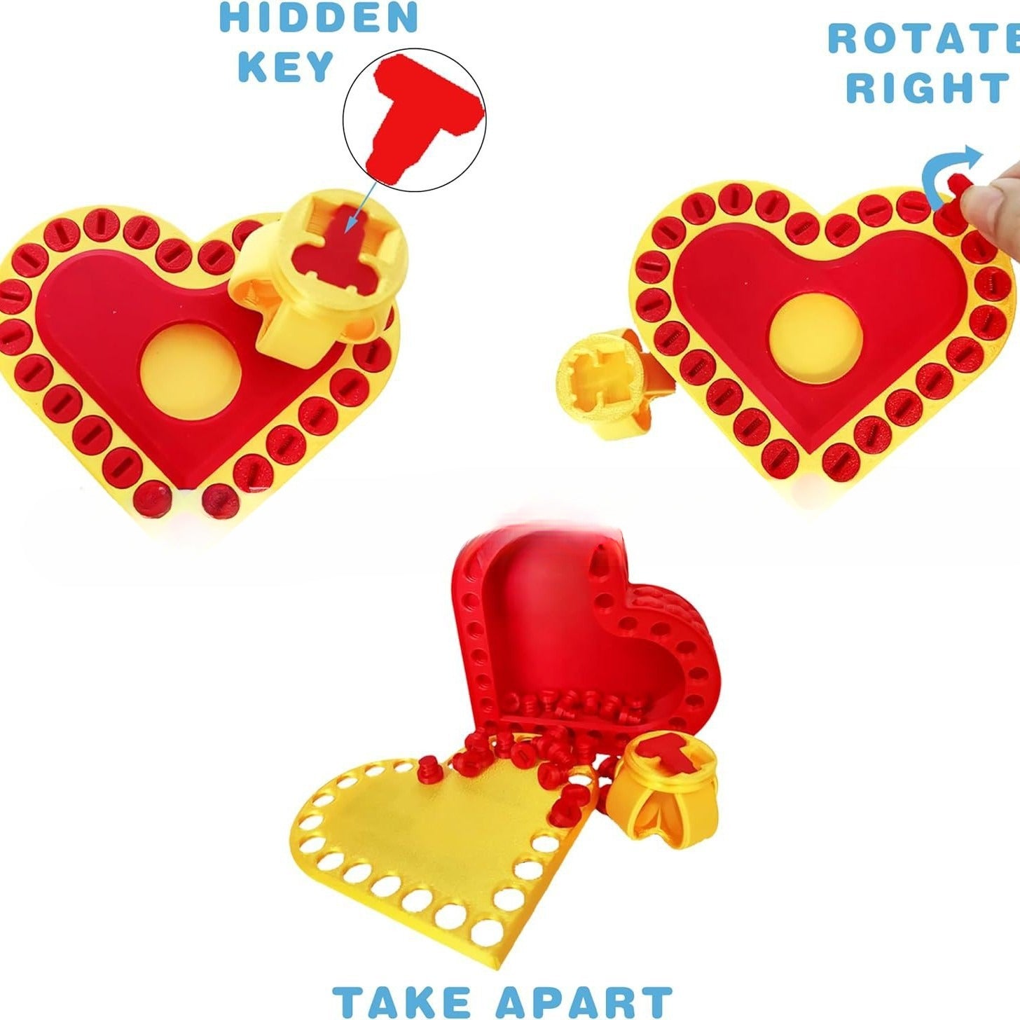 Annoying Gift Box Funny 3D Annoying Gifts Box With Screws Gag Gifts Boxes Prank Gift Box, Novelty Gift Boxes For New Year Gift