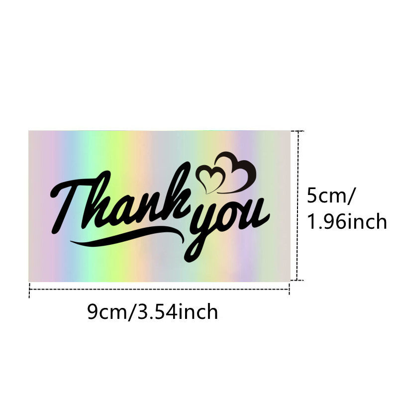 50 Sheetspack Laser Holographic Gift Card Greeting Card Gift