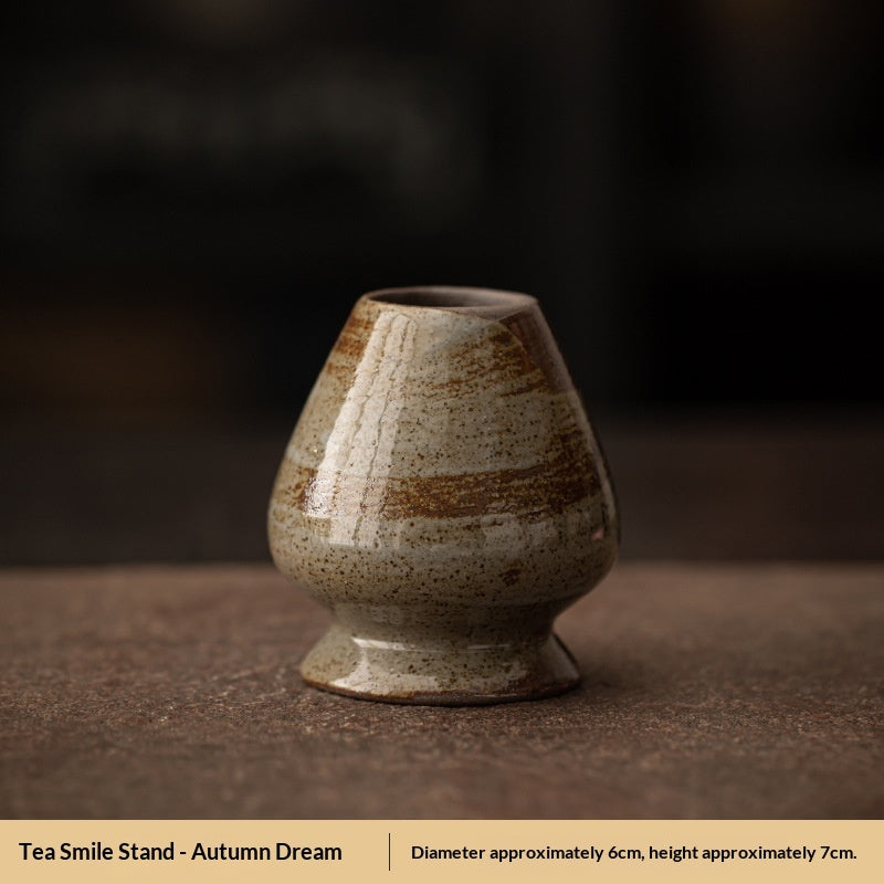 Chasen Kaishi Ceramic Holder Tool Accessory For Japanese Matcha Preparation