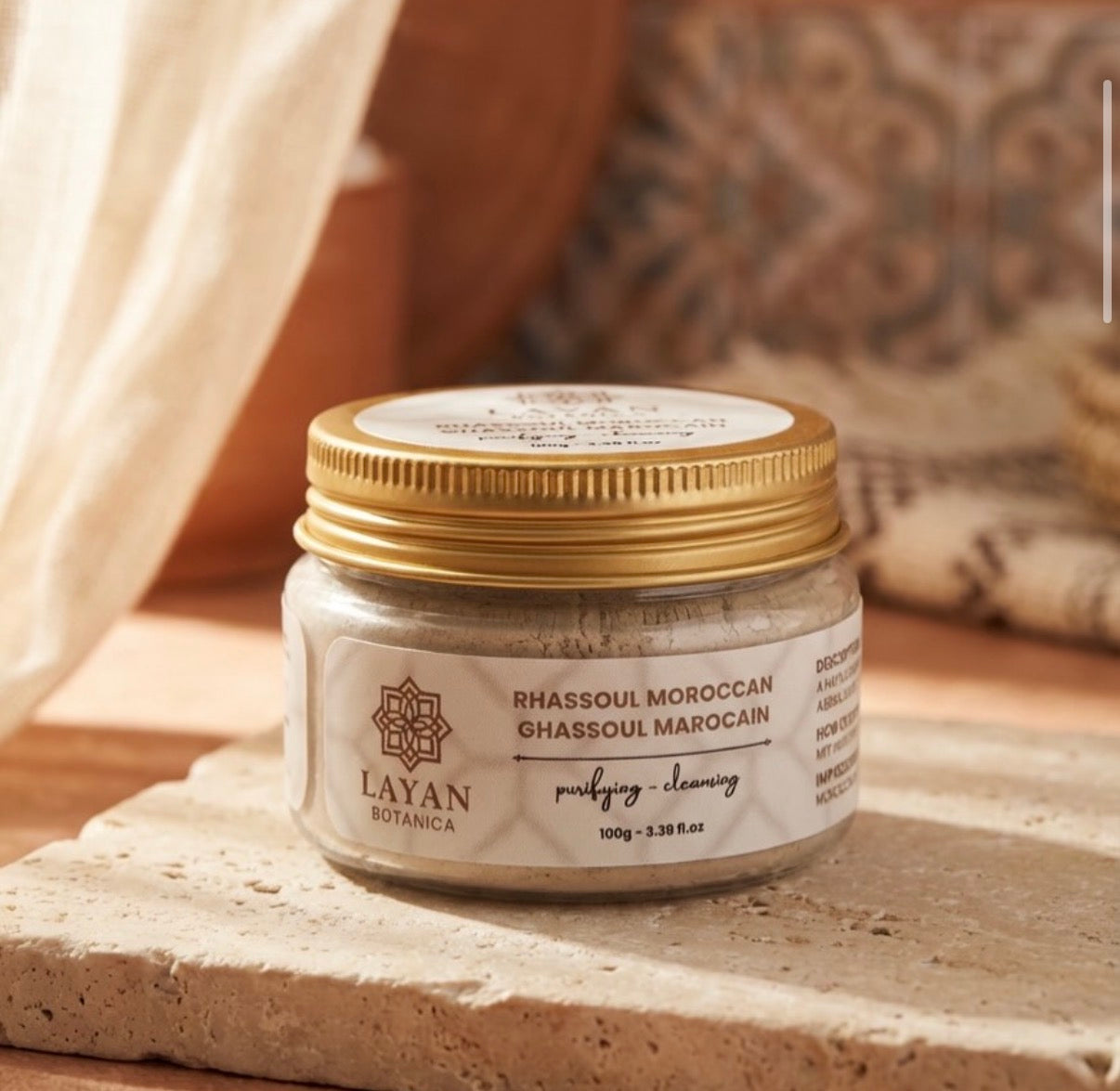 Moroccan Ghassoul Clay