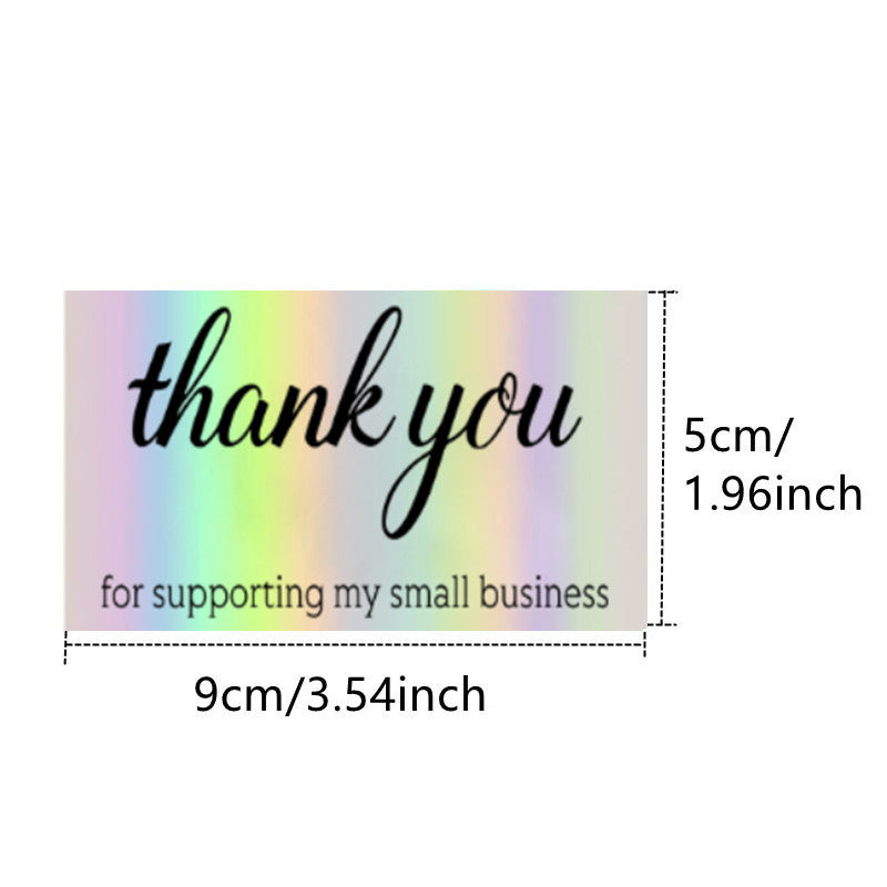 50 Sheetspack Laser Holographic Gift Card Greeting Card Gift