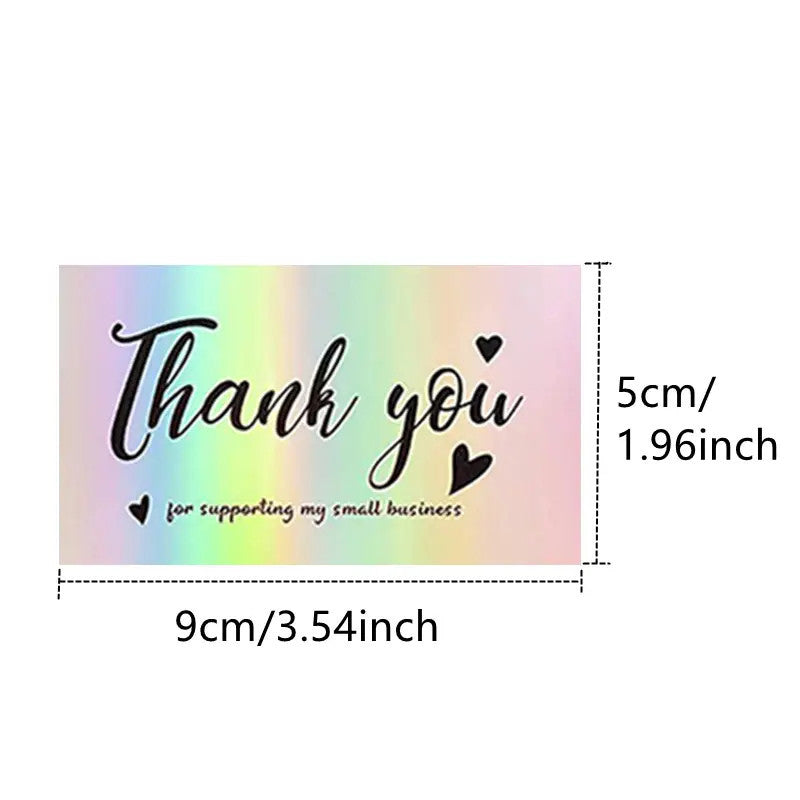 50 Sheetspack Laser Holographic Gift Card Greeting Card Gift