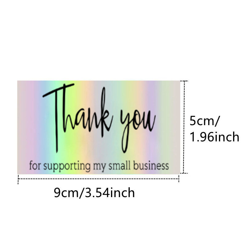 50 Sheetspack Laser Holographic Gift Card Greeting Card Gift