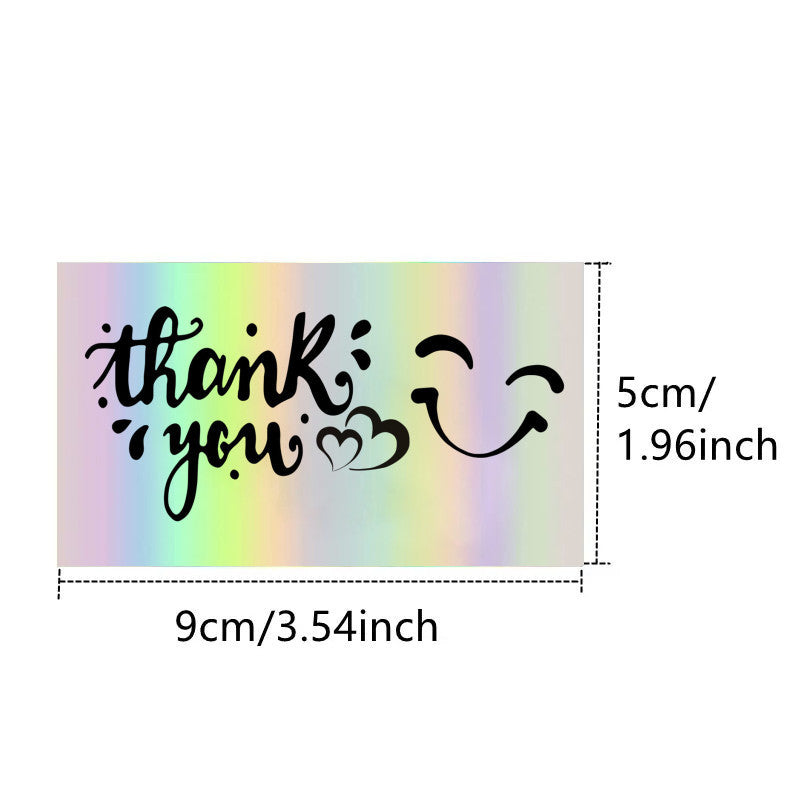 50 Sheetspack Laser Holographic Gift Card Greeting Card Gift